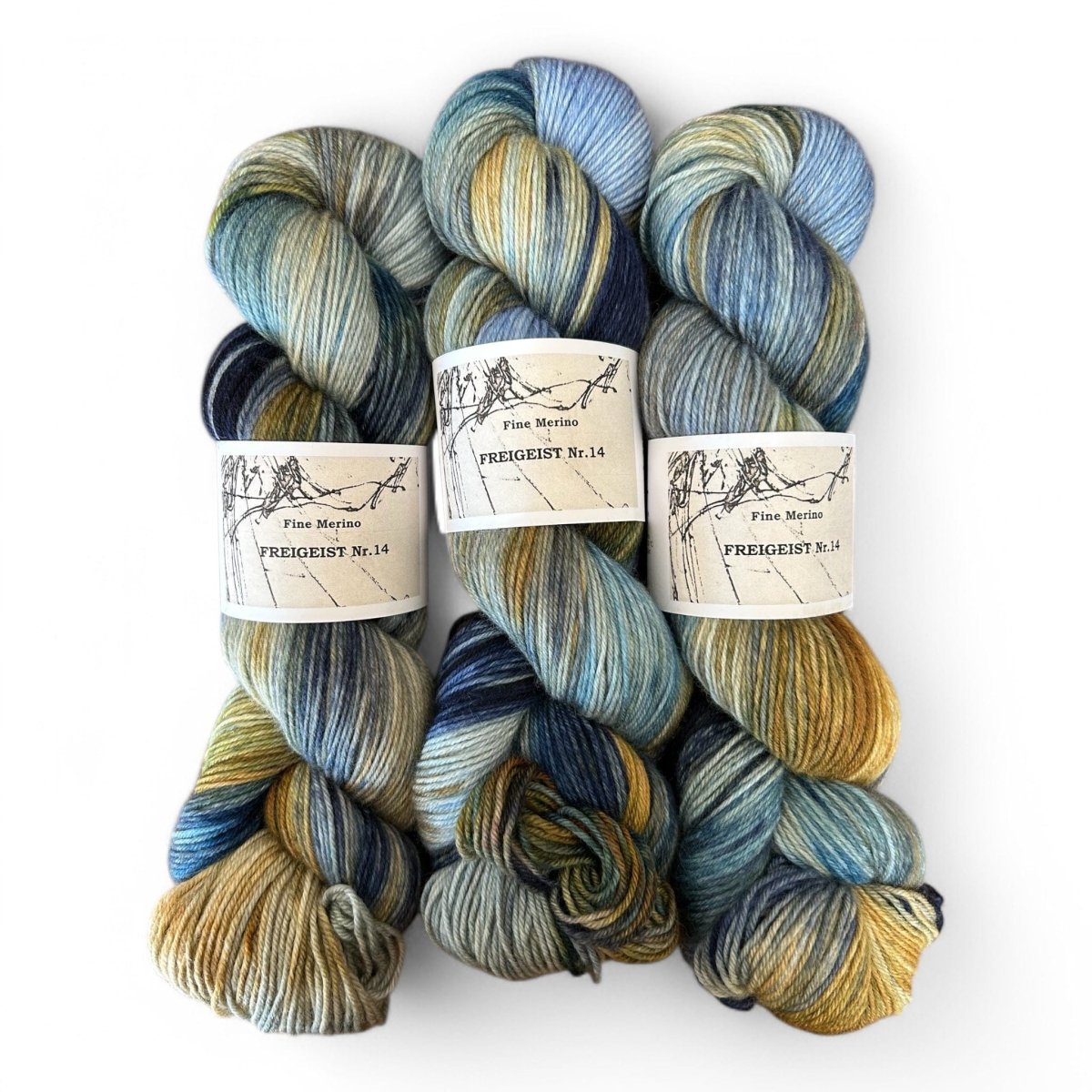 Atelier Franziska Uhl Fine Merino Sock - BONIFAKTUR - Freigeist Nr. 14 - Atelier Franziska Uhl Atelier Franziska Uhl Fine Merino Sock Freigeist Nr. 14