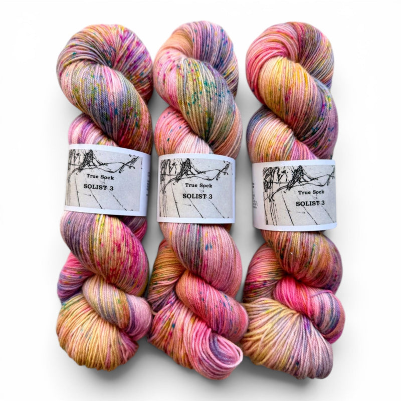 Atelier Franziska Uhl HANDGEFÄRBTE SOCKENWOLLE - TRUE SOCK - BONIFAKTUR - Solist 3 - Atelier Franziska Uhl HANDGEFÄRBTE SOCKENWOLLE - TRUE SOCK