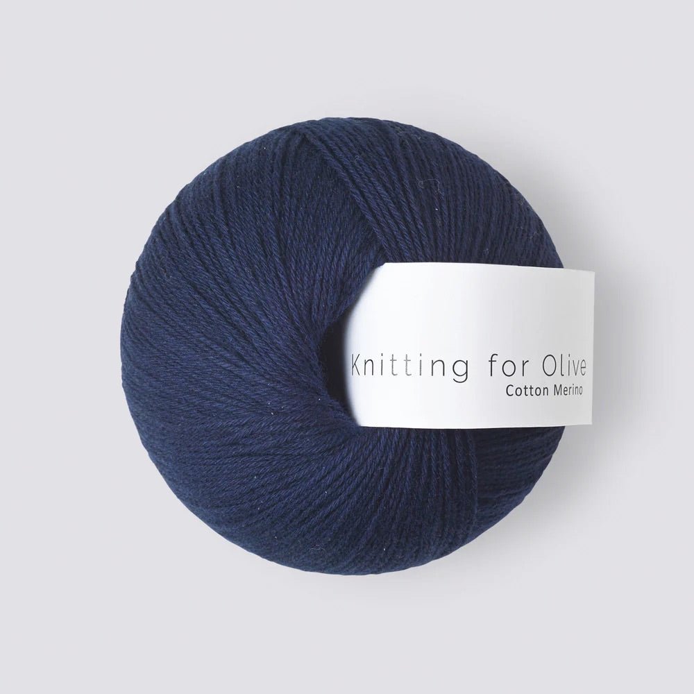 Knitting for Olive COTTON MERINO - BONIFAKTUR - Navy Blue - Knitting for Olive COTTON MERINO