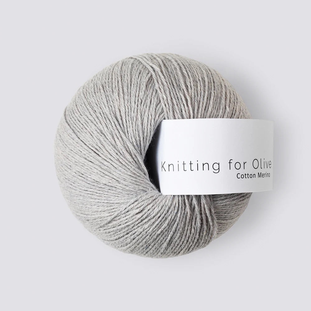 Knitting for Olive COTTON MERINO - BONIFAKTUR - Pearl Gray - Knitting for Olive COTTON MERINO