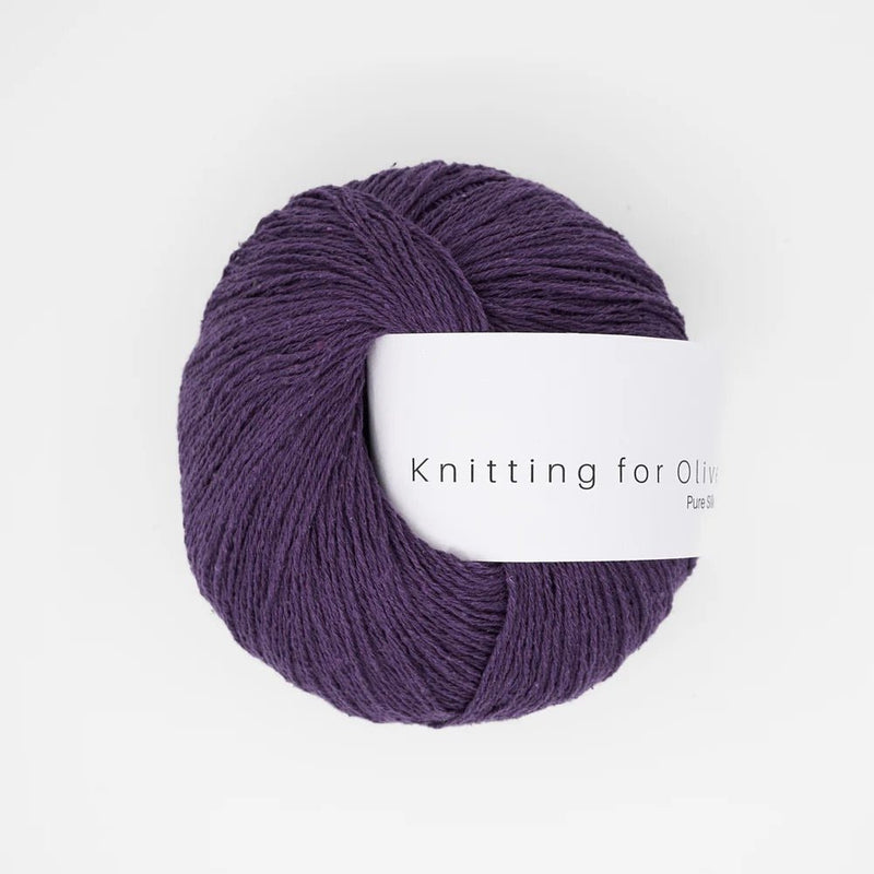 Knitting for Olive PURE SILK - BONIFAKTUR - Plum - Knitting for Olive PURE SILK