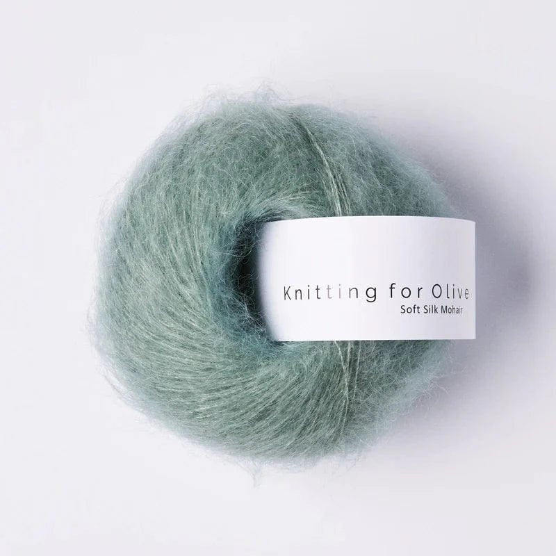Knitting for Olive Soft Silk Mohair - BONIFAKTUR - Dusty Aqua - Knitting for Olive Soft Silk Mohair
