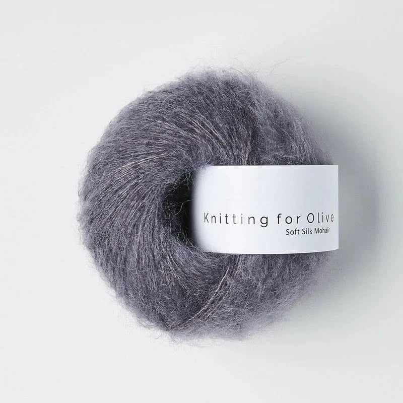 Knitting for Olive Soft Silk Mohair - BONIFAKTUR - Dusty Violet - Knitting for Olive Soft Silk Mohair