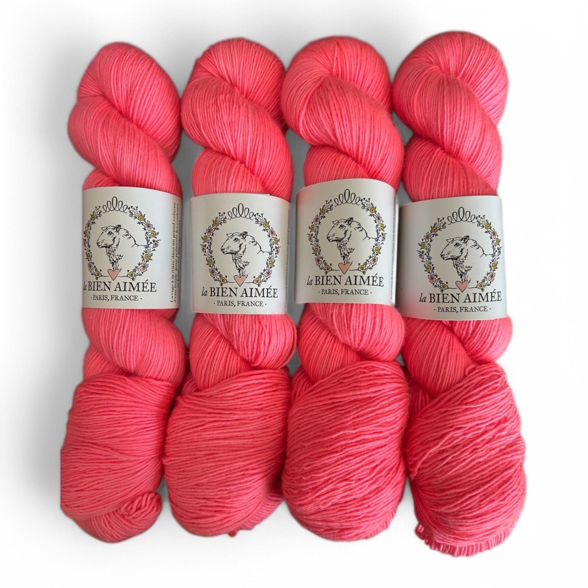 La Bien Aimee Merino Singles - BONIFAKTUR - Fluoro Morganite - La Bien Aimee La Bien Aimee Merino Singles Fluoro Morganite