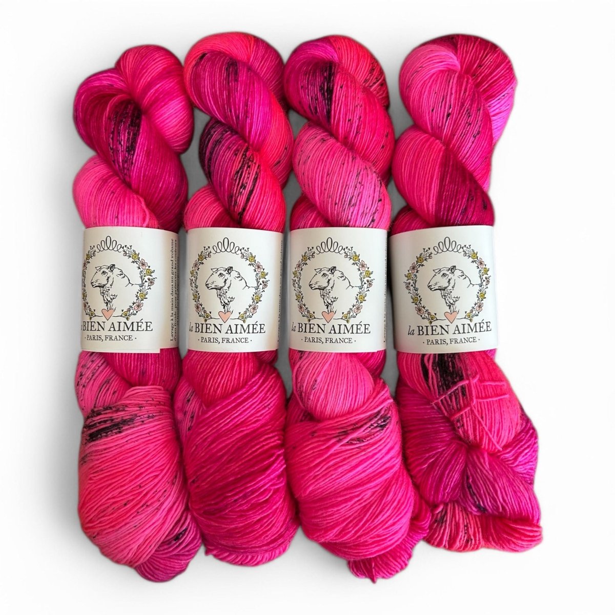 La Bien Aimee Merino Singles - BONIFAKTUR - Pinku Graffiti - La Bien Aimee La Bien Aimee Merino Singles Pinku Graffiti