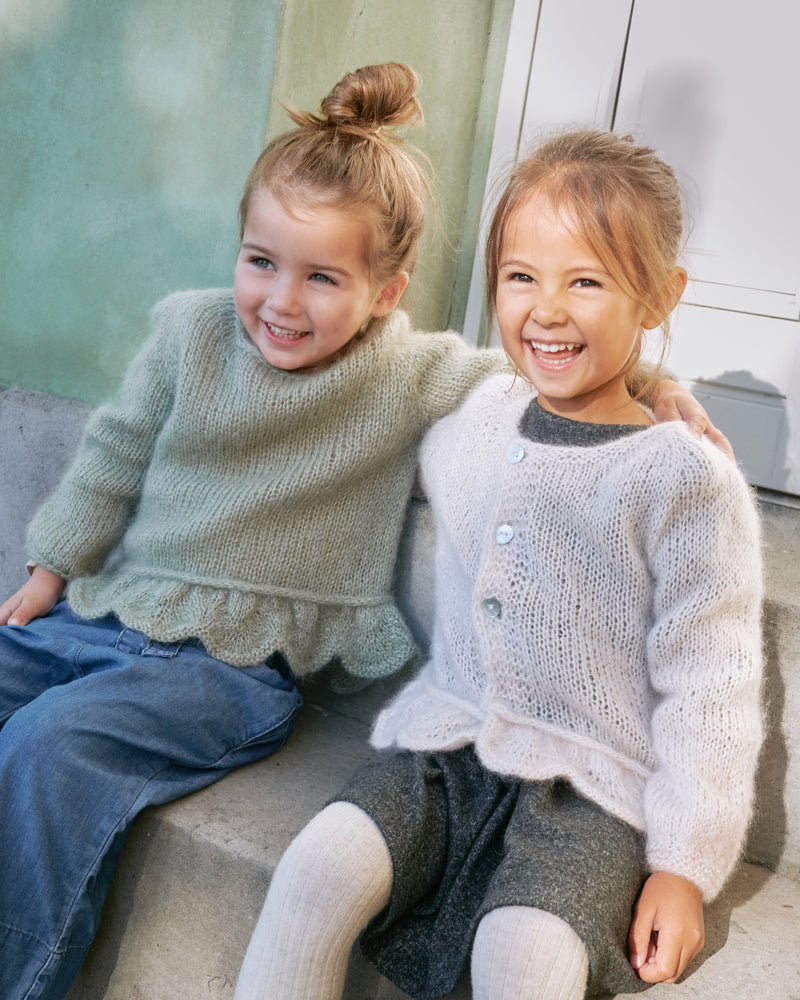 Poppy Cardigan (Kinder) – Strickanleitung & Garnpaket - BONIFAKTUR - Kleinste -Poppy Cardigan Kinder