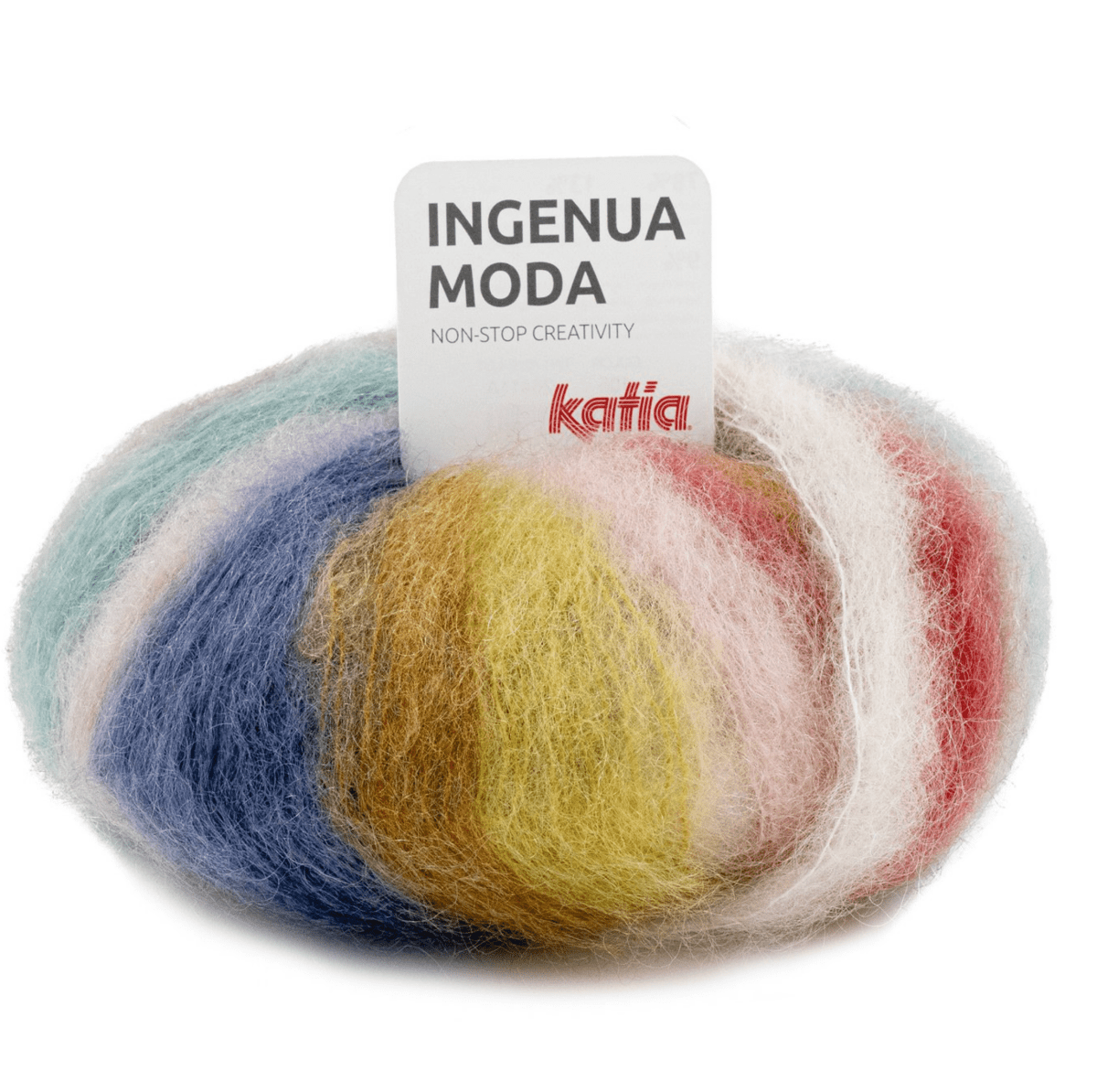 Katia Ingenua Moda - BONIFAKTUR - 105 Camel - Naturweiß - Blau - Katia Ingenua Moda - BONIFAKTUR