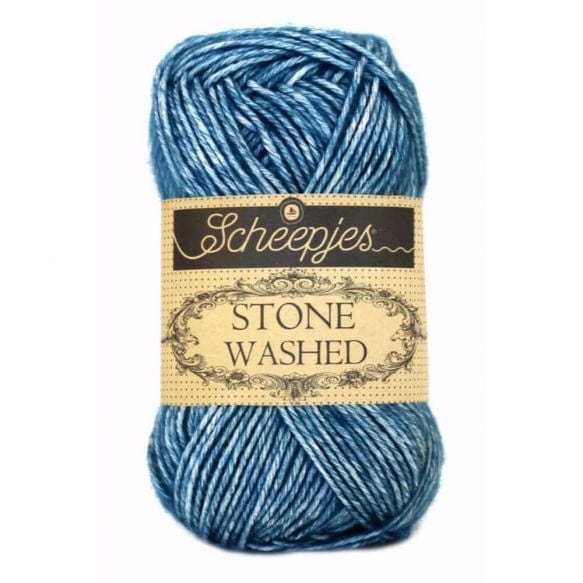 Scheepjes Stone Washed - BONIFAKTUR - 805 Blue Apatite - Scheepjes Stone Washed - BONIFAKTUR