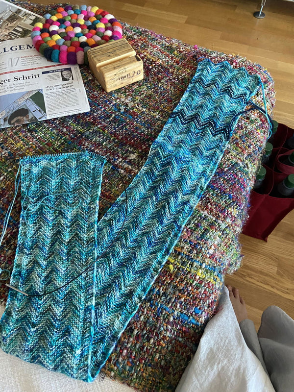 Foto cliente: Atelier Franziska Uhl FINE MERINO SOCK „SOLISTEN“