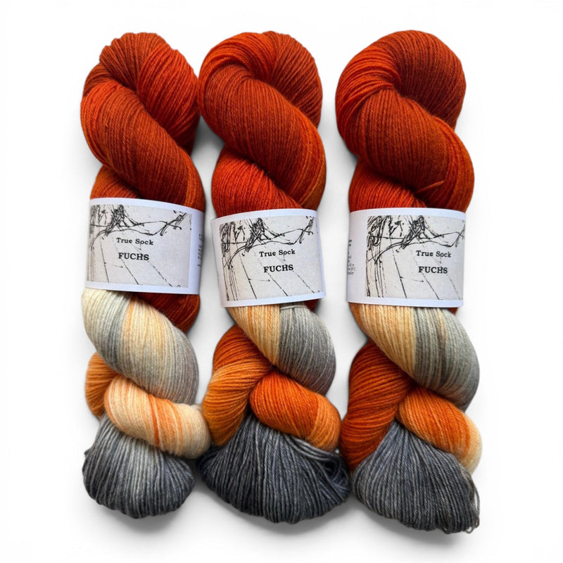 Atelier Franziska Uhl HANDGEFÄRBTE SOCKENWOLLE - TRUE SOCK - BONIFAKTUR - Fuchs - Atelier Franziska Uhl HANDGEFÄRBTE SOCKENWOLLE - TRUE SOCK