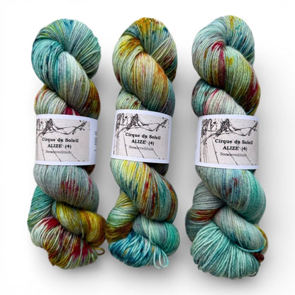 Atelier Franziska Uhl Handgefärbte Sockenwolle - BONIFAKTUR - Cirque du Soleil ALIZÉE (4) - Atelier Franziska Uhl Handgefärbte Sockenwolle