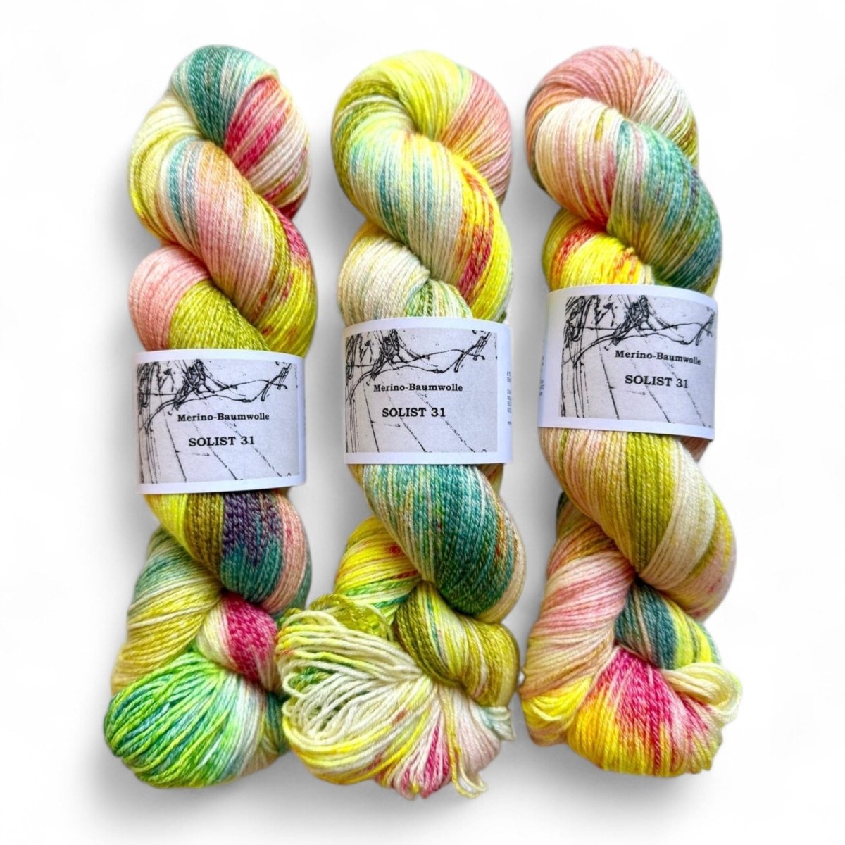 Atelier Franziska Uhl - Merino / Baumwolle - BONIFAKTUR - Solist 31 - Atelier Franziska Uhl Atelier Franziska Uhl - Merino / Baumwolle Solist 31