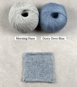 Morning Haze mit Dusty Dove Blue