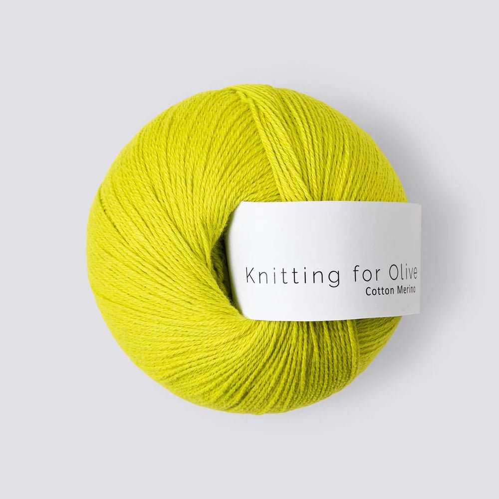 Knitting for Olive COTTON MERINO - BONIFAKTUR - Lime Yellow - Knitting for Olive COTTON MERINO