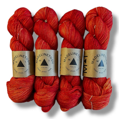Madelinetosh Tosh Merino Light - BONIFAKTUR - Tomato - Madelinetosh Tosh Merino Light