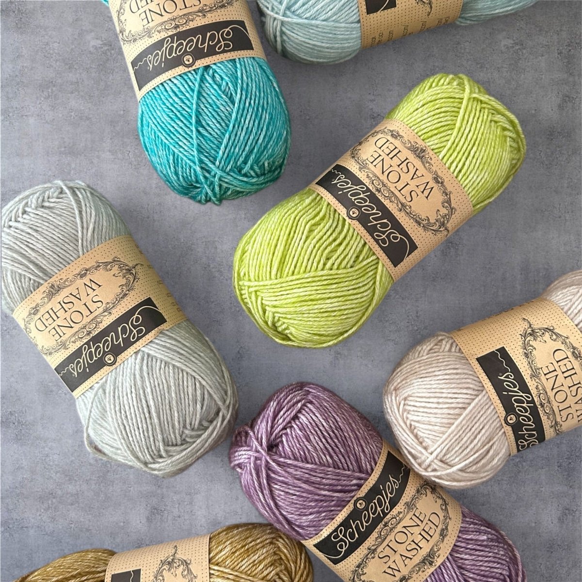 Scheepjes Stone Washed - BONIFAKTUR - 801 Moonstone - Scheepjes Scheepjes Stone Washed