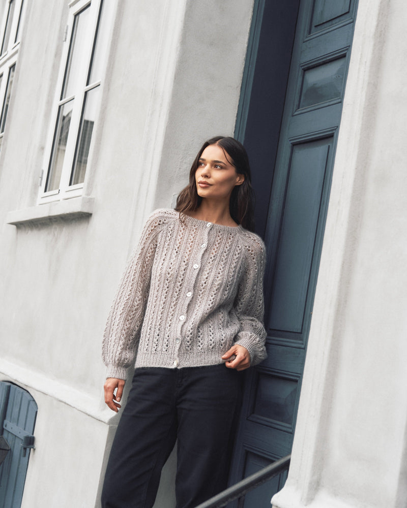 Waffle Cardigan – Strickanleitung & Garnpaket - BONIFAKTUR - Kleinste -Waffle Cardigan – Strickanleitung & Garnpaket