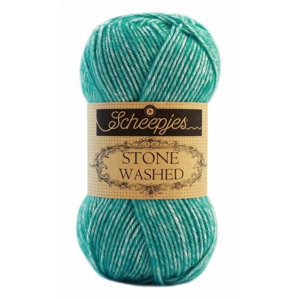 Scheepjes Stone Washed - BONIFAKTUR - 824 Turqouise - Scheepjes Stone Washed - BONIFAKTUR