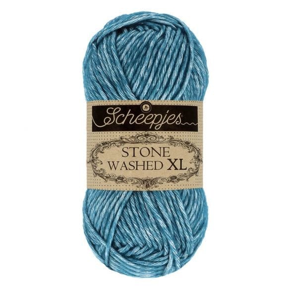 Scheepjes Stone Washed XL - BONIFAKTUR - 845 Blue Apatite - Scheepjes Stone Washed XL - BONIFAKTUR
