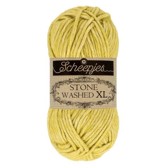 Scheepjes Stone Washed XL - BONIFAKTUR - 852 Lemon Quartz - Scheepjes Stone Washed XL - BONIFAKTUR