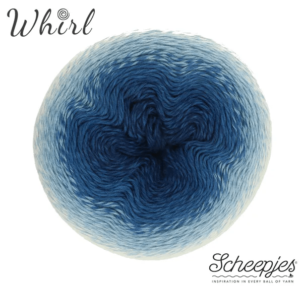 Scheepjes Whirl - BONIFAKTUR - 553 Indigo Planes - Scheepjes Scheepjes Whirl 553 Indigo Planes