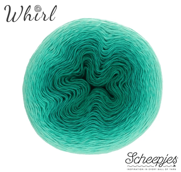 Scheepjes Whirl - BONIFAKTUR - 560 Jade JimJam - Scheepjes Scheepjes Whirl 560 Jade JimJam